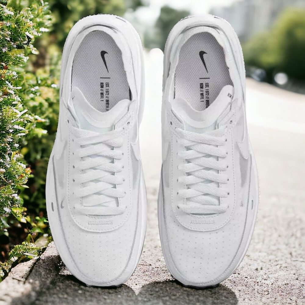 NIKE Waffle One Crispy Summit White Rare DC2533 Womens Size 10 NEW Fast Shipping - Picture 5 of 14